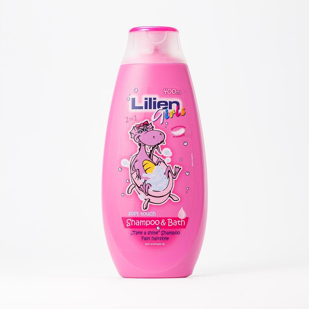 Изображение товара Из Чехии: Шампунь-пена для купания Lilien, детская, для девочек, 2 в 1, с 3 лет, 400 мл