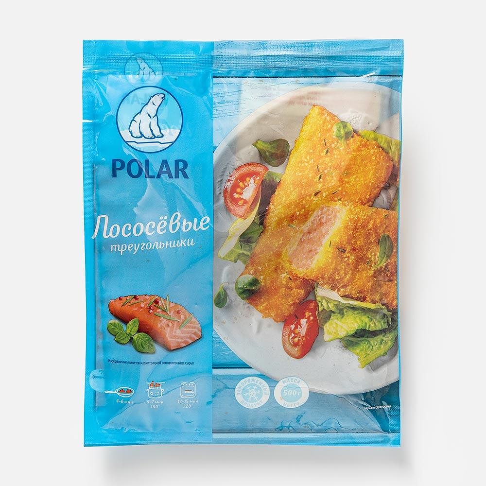 Изображение товара Лососёвые треугольники Polar, в панировке, заморозка, 500 г