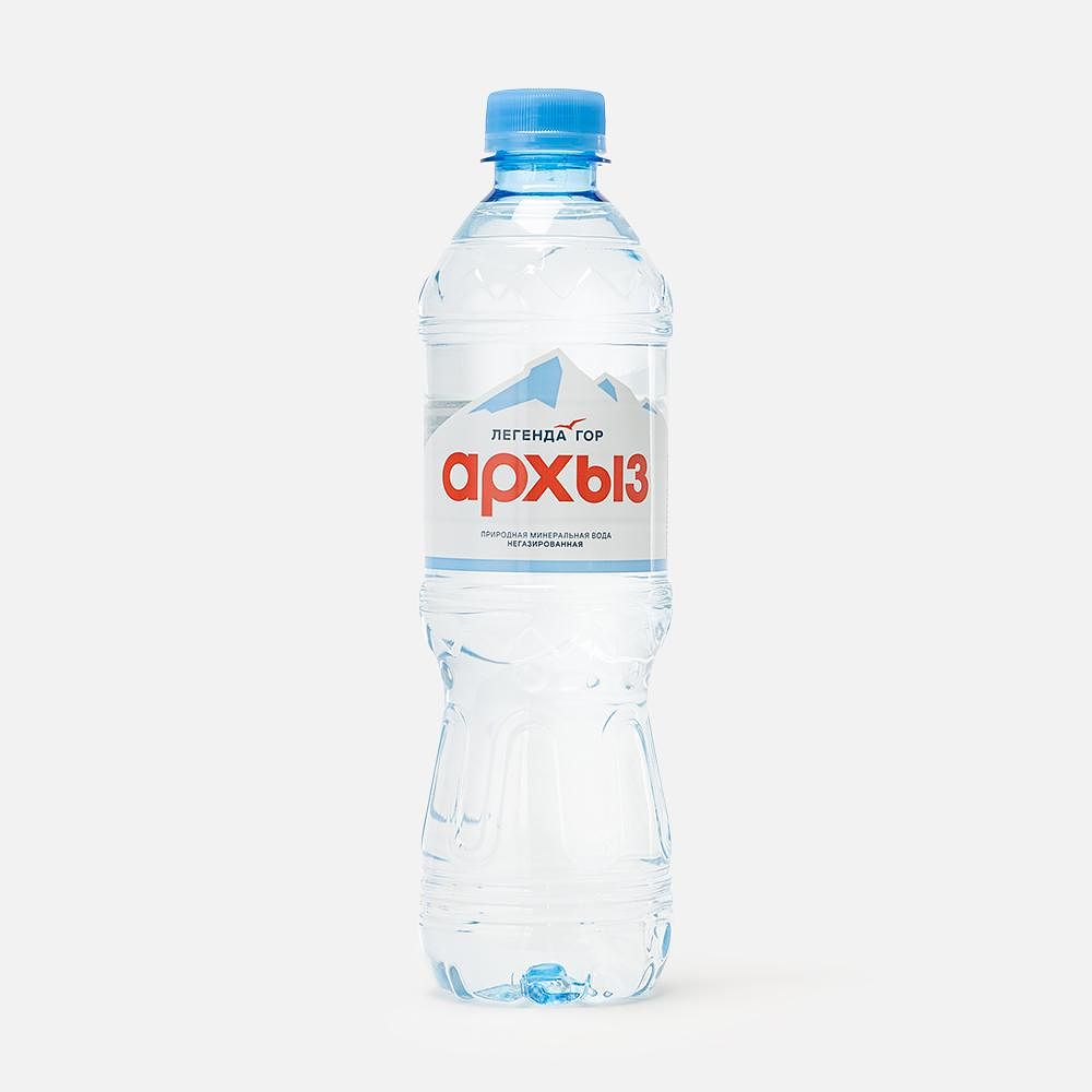 Изображение товара Минеральная вода Легенда гор Архыз, без газа, 0,5 л