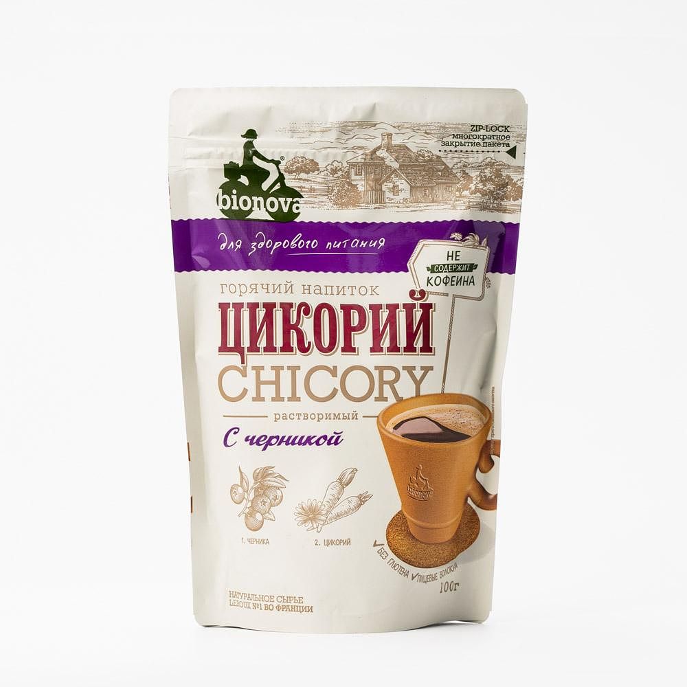 Изображение товара Цикорий Bionova, с черникой, 100 г