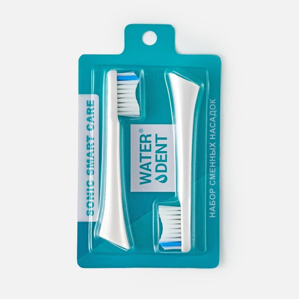 Изображение товара Набор насадок Waterdent Sonic Smart Care для звуковой щетки, 2 шт.