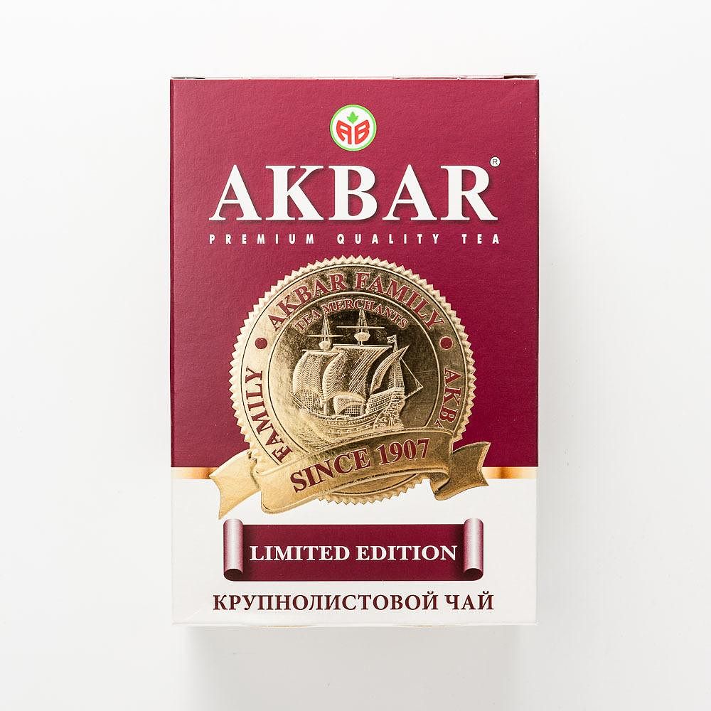 Изображение товара Чёрный чай Akbar, Limited Edition, крупнолистовой, 200 г
