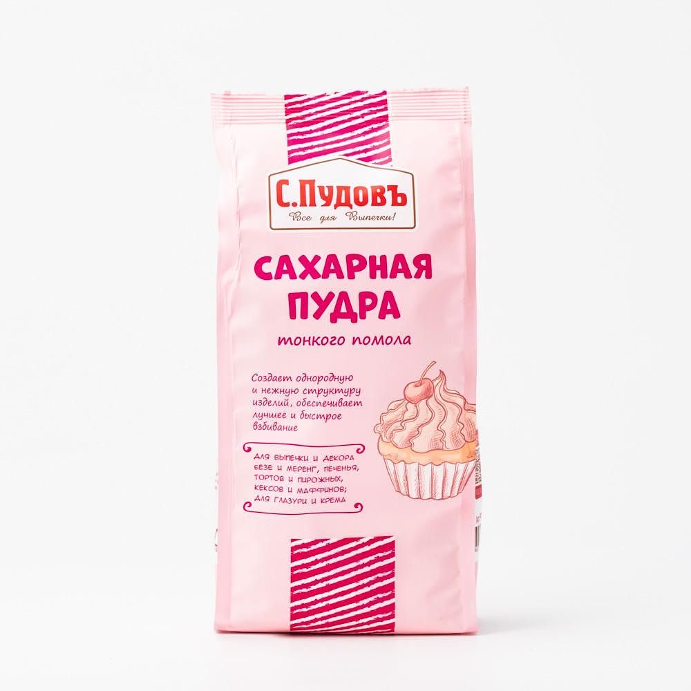 Изображение товара Сахарная пудра С.Пудовъ, тонкого помола, 200 г