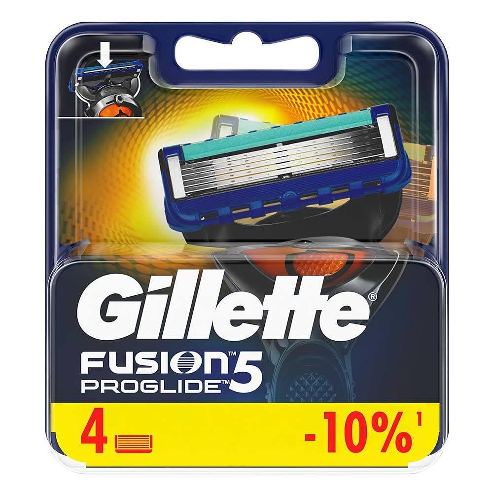 Изображение товара Кассеты для бритья Gillette Fusion ProGlide пять лезвий, 4 шт.