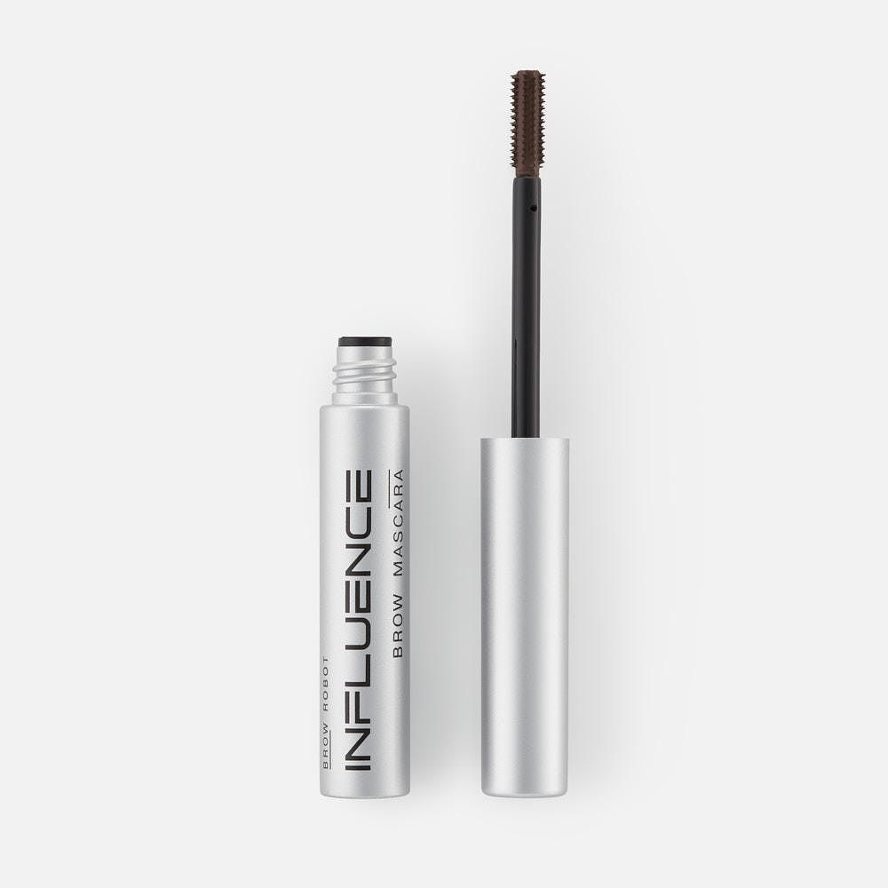 Изображение товара Тушь для бровей Influence Beauty, Brow Robot, тон 04 тёмно-коричневый, 5мл