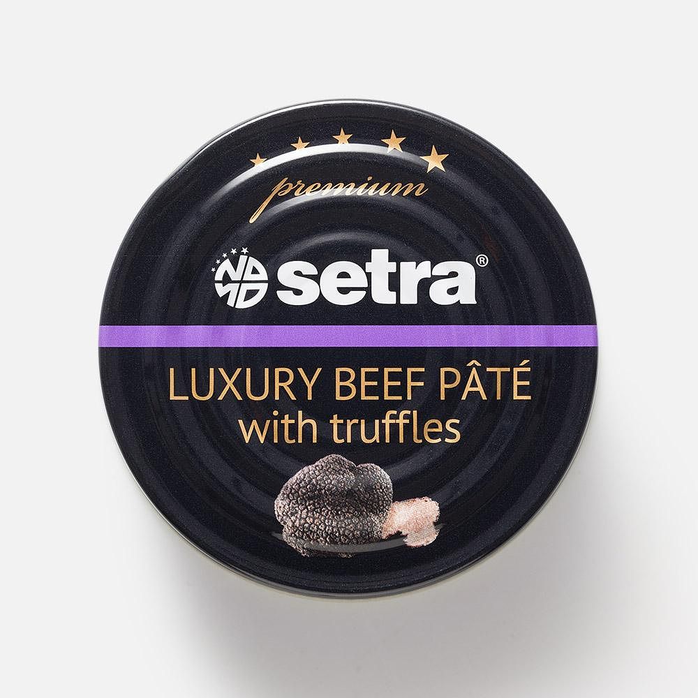 Изображение товара Говяжий паштет Setra Luxury, с трюфелем, 100 г