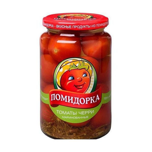Изображение товара Томаты Помидорка, черри, маринованные, 680 г