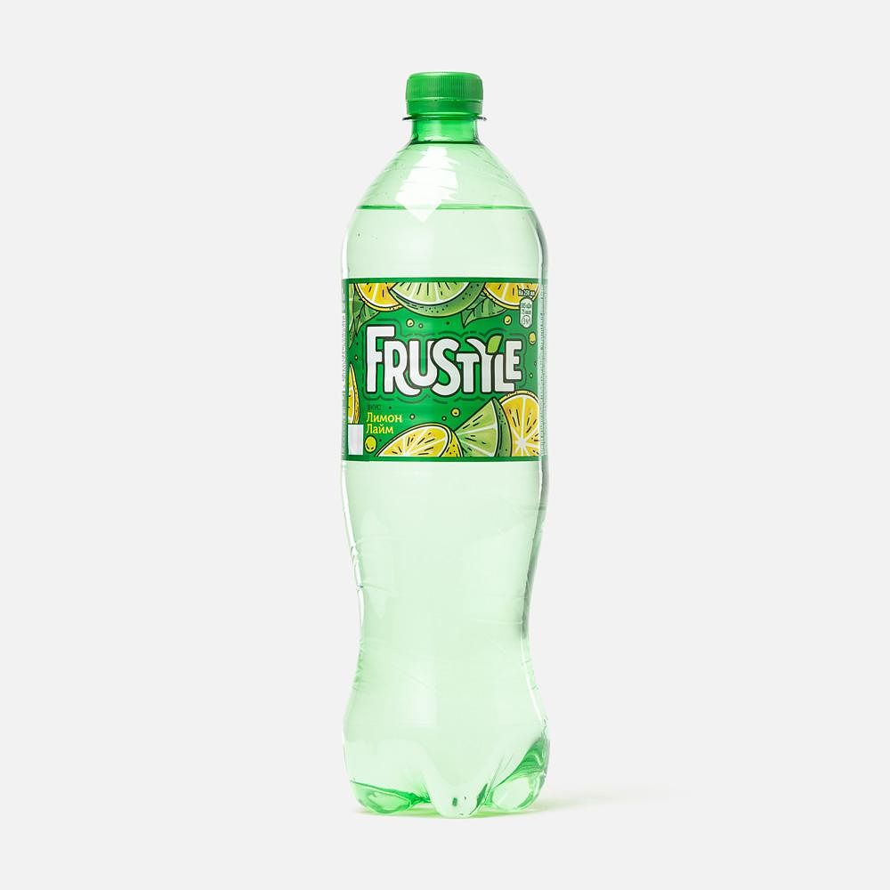 Изображение товара Напиток Frustyle, лимон и лайм, с газом, 1 л