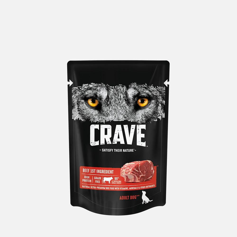 Изображение товара Корм Crave для собак с говядиной 85 г