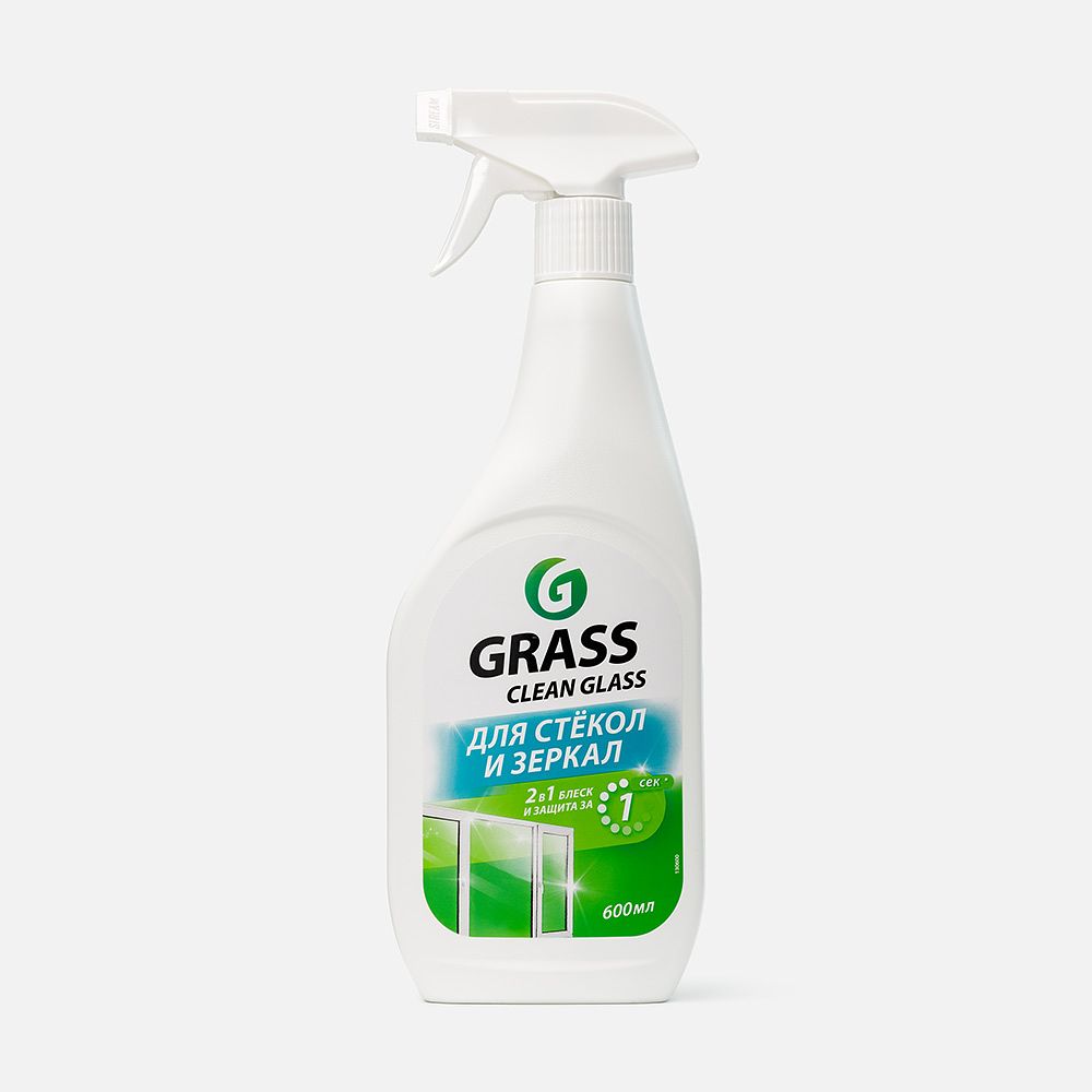 Изображение товара Средство для мытья стёкол и зеркал Grass Clean Glass, Супер блеск, 600 мл