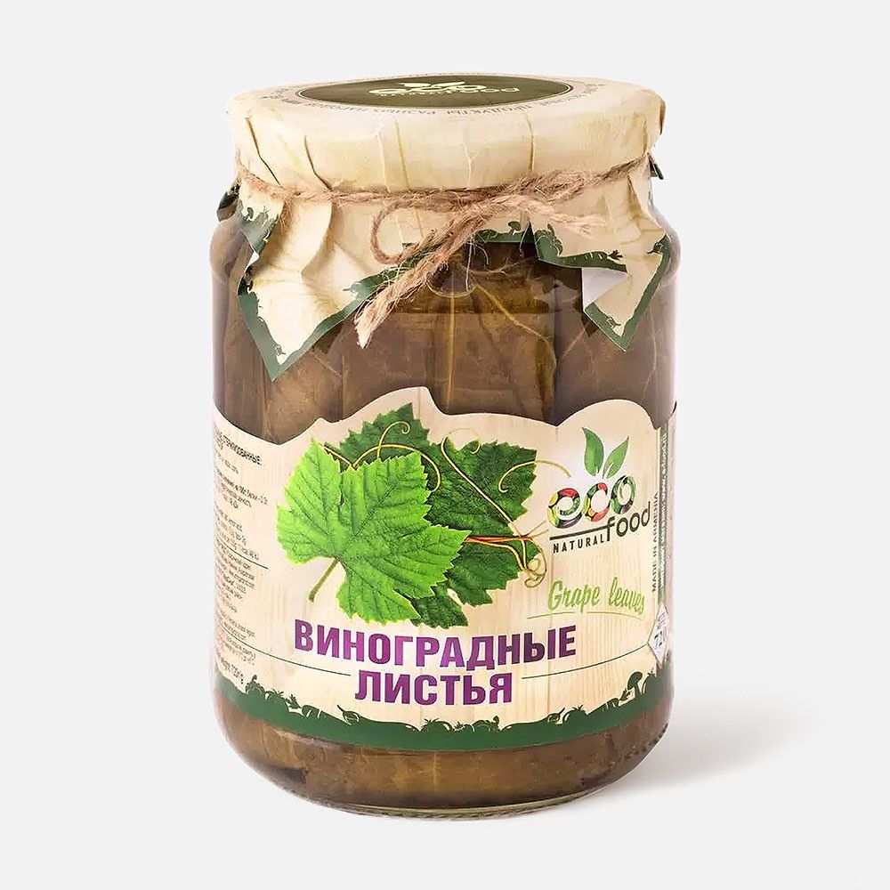 Изображение товара Виноградные листья Ecofood Armenia 720 г