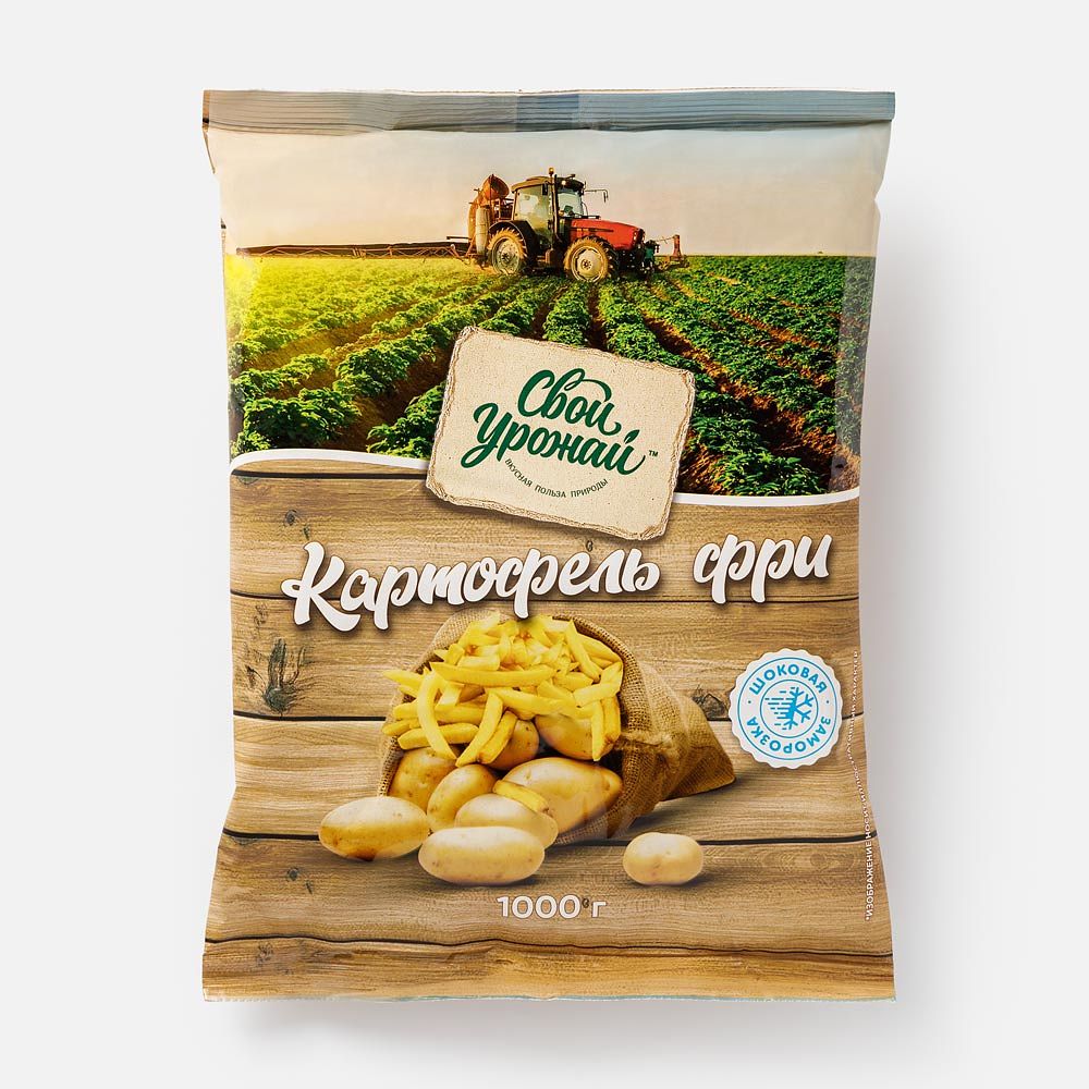 Изображение товара Картофель фри Свой урожай, заморозка, 1 кг