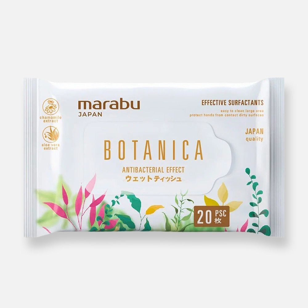 Изображение товара Салфетки влажные Marabu, универсальные, 20 шт.