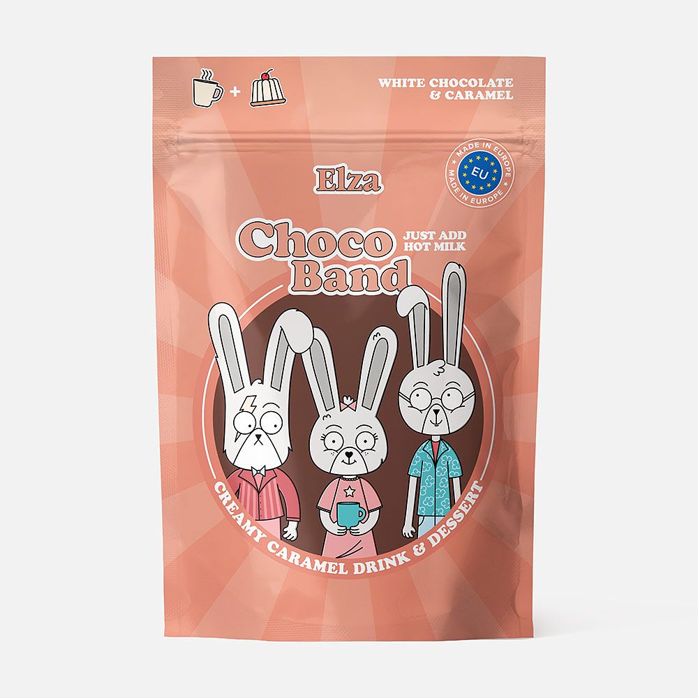 Изображение товара Горячий шоколад Elza Choco Band, Creamy Caramel, 200 г