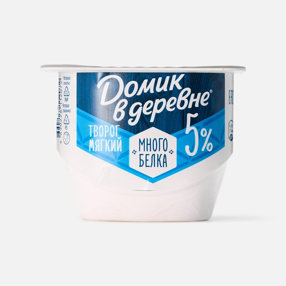 Изображение товара Мягкий творог Домик в деревне, 5%, 150 г
