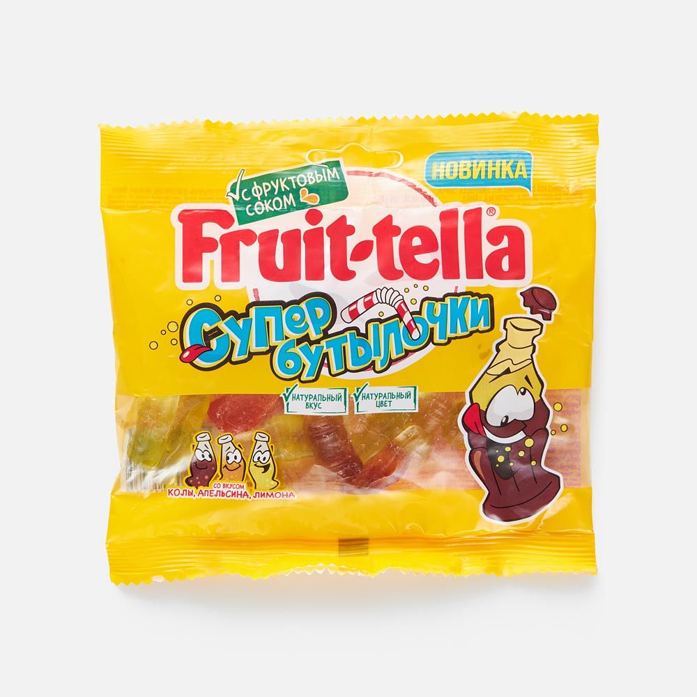 Изображение товара Жевательный мармелад Fruittella, кола, Супербутылочки, 100 г