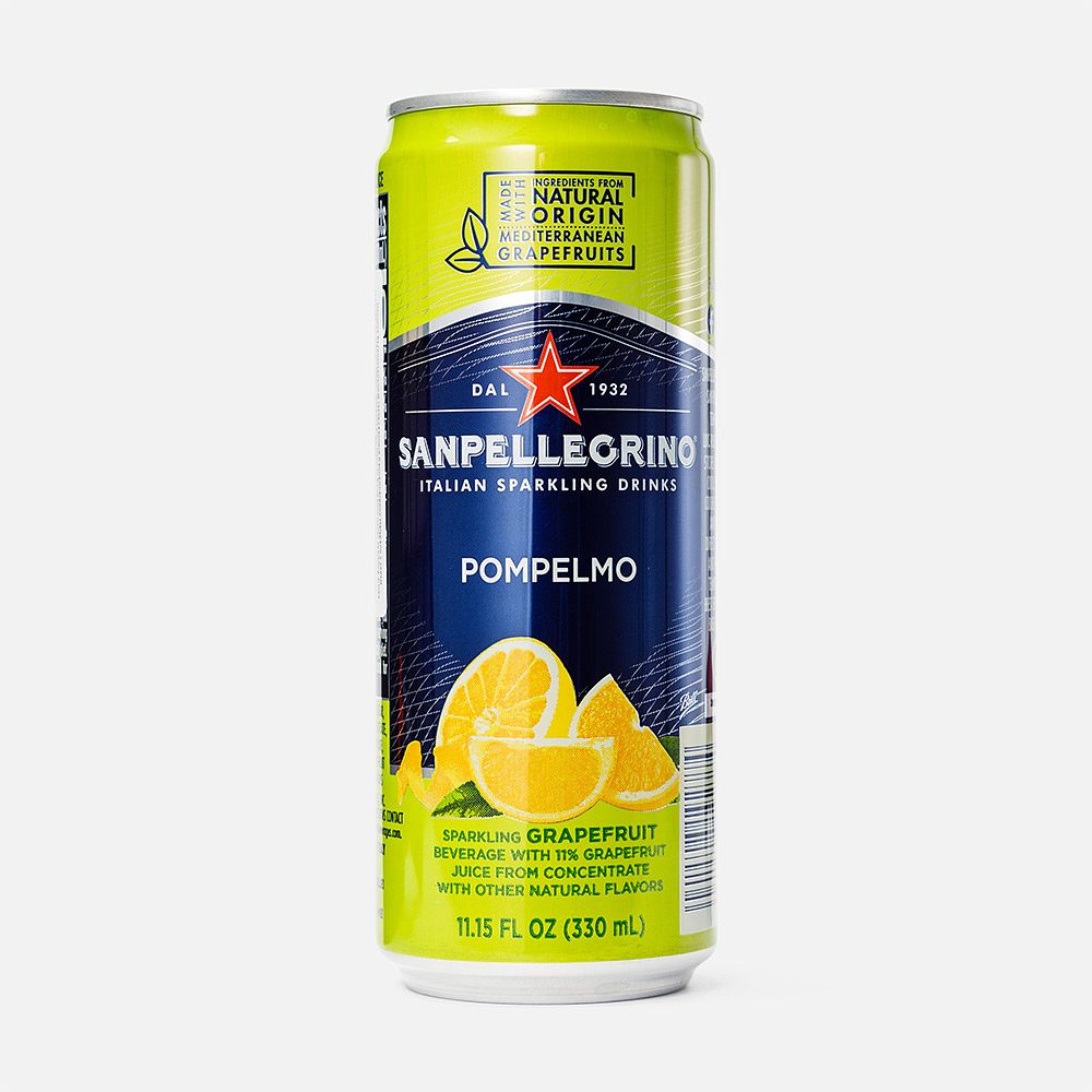 Изображение товара Напиток Sanpellegrino, с соком, грейпфрут, с газом, 0,33 л