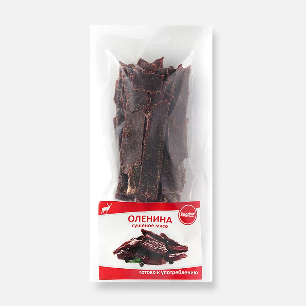 Изображение товара Вяленое мясо Snacker Оленина, 100 г