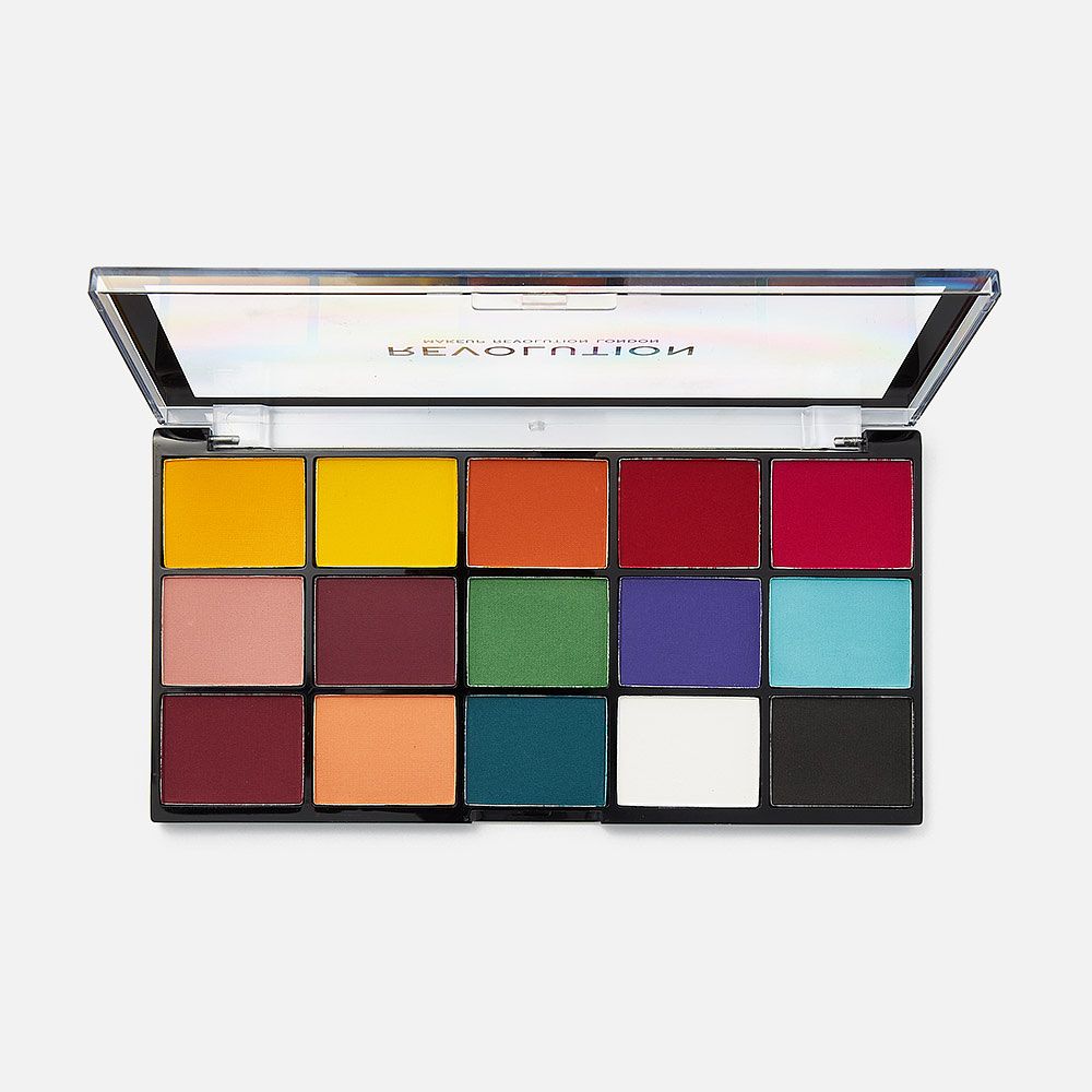 Изображение товара Палетка теней для век Revolution Makeup, Reloaded, Marvellous Mattes, 16,5 г