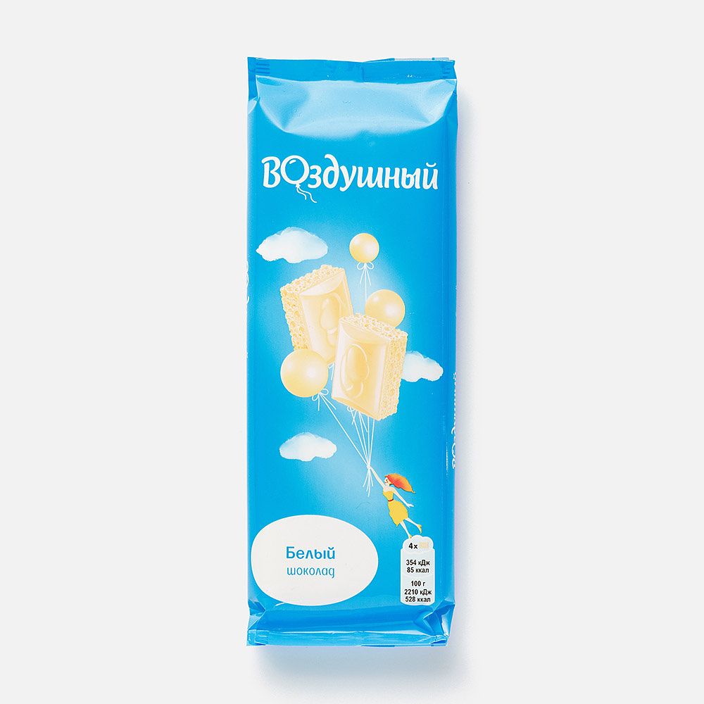 Изображение товара Белый шоколад Воздушный, пористый, 80 г
