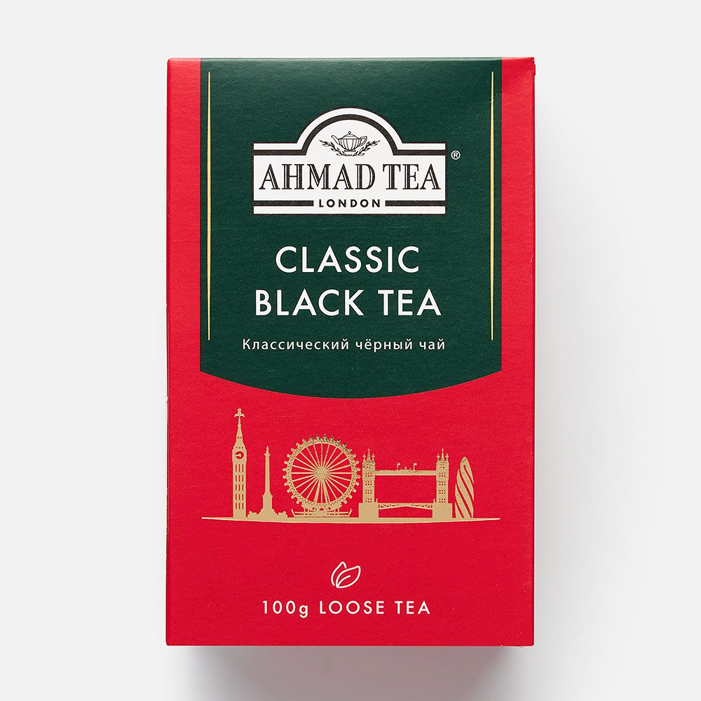 Изображение товара Чёрный чай Ahmad Tea, Classic, листовой, 100 г