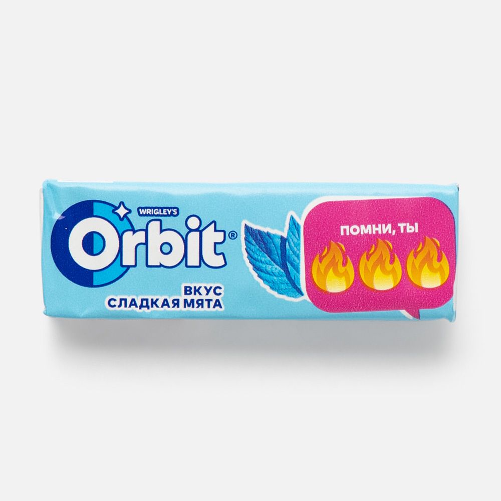Изображение товара Жвачка Orbit, сладкая мята, без сахара, 13,6 г