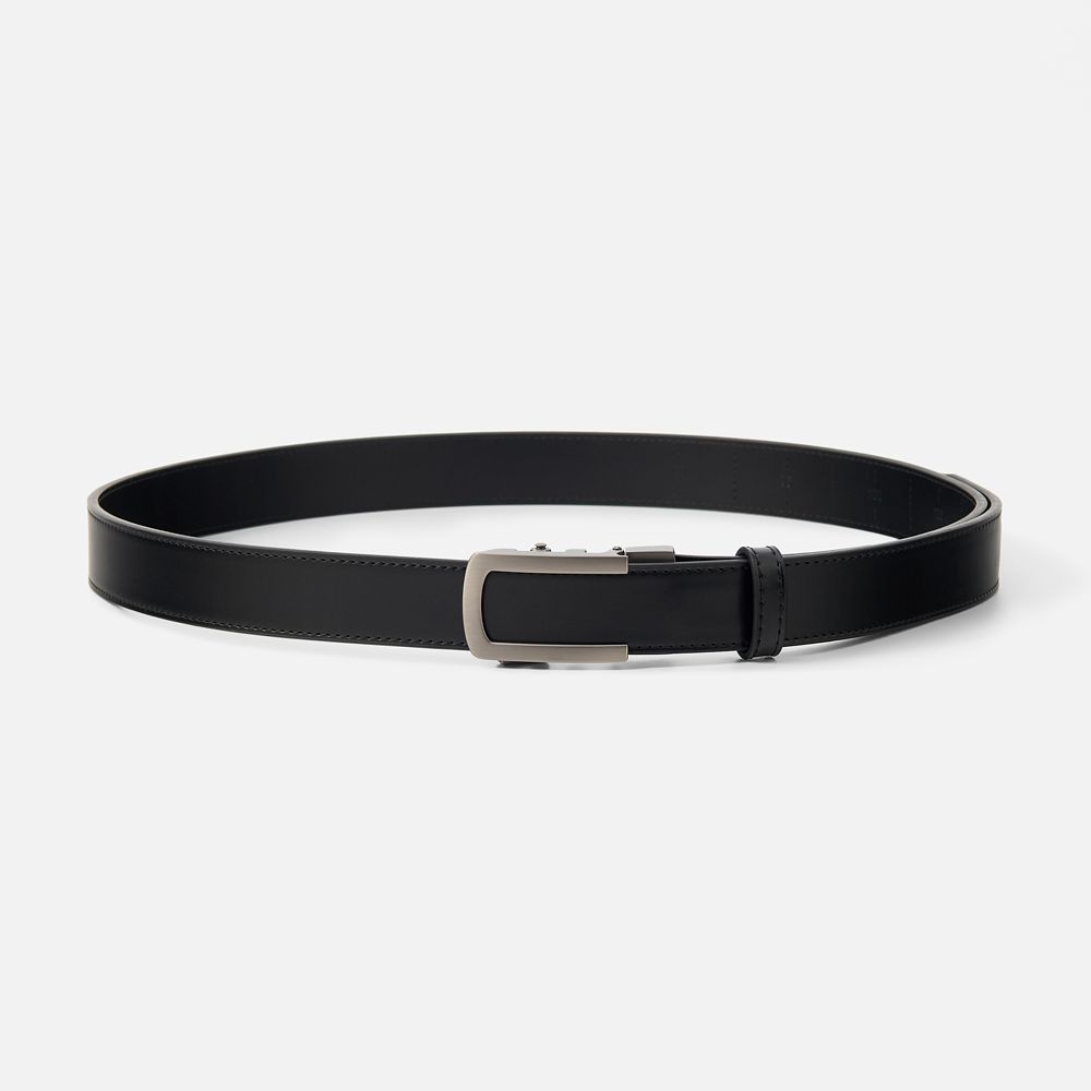 Изображение товара Женский ремень Tezze из натуральной кожи с серебристой пряжкой One Size