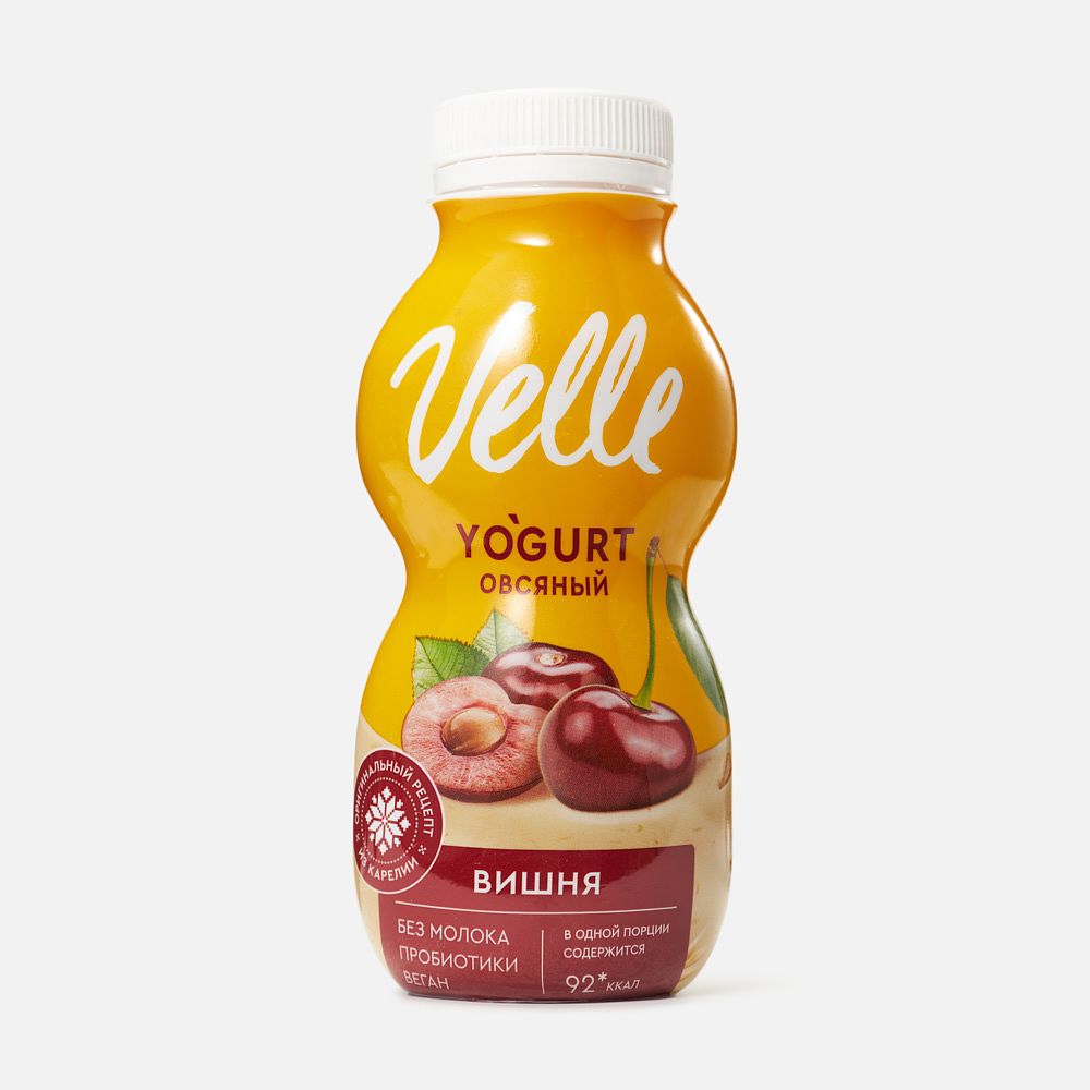 Изображение товара Овсяный напиток Velle Yogurt, вишня, 230 г