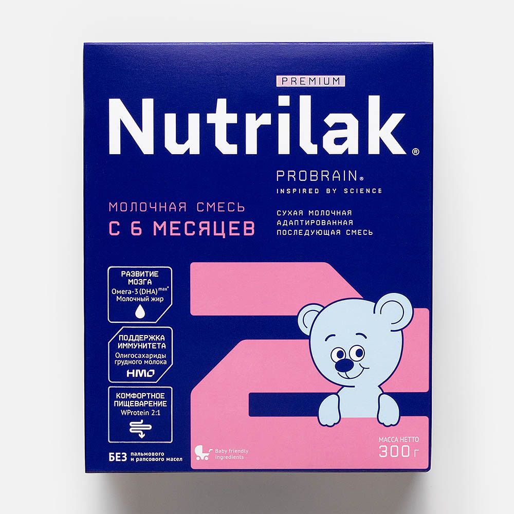 Изображение товара Сухая смесь Nutrilak Premium 2, молочная, с 6 месяцев, 300 г