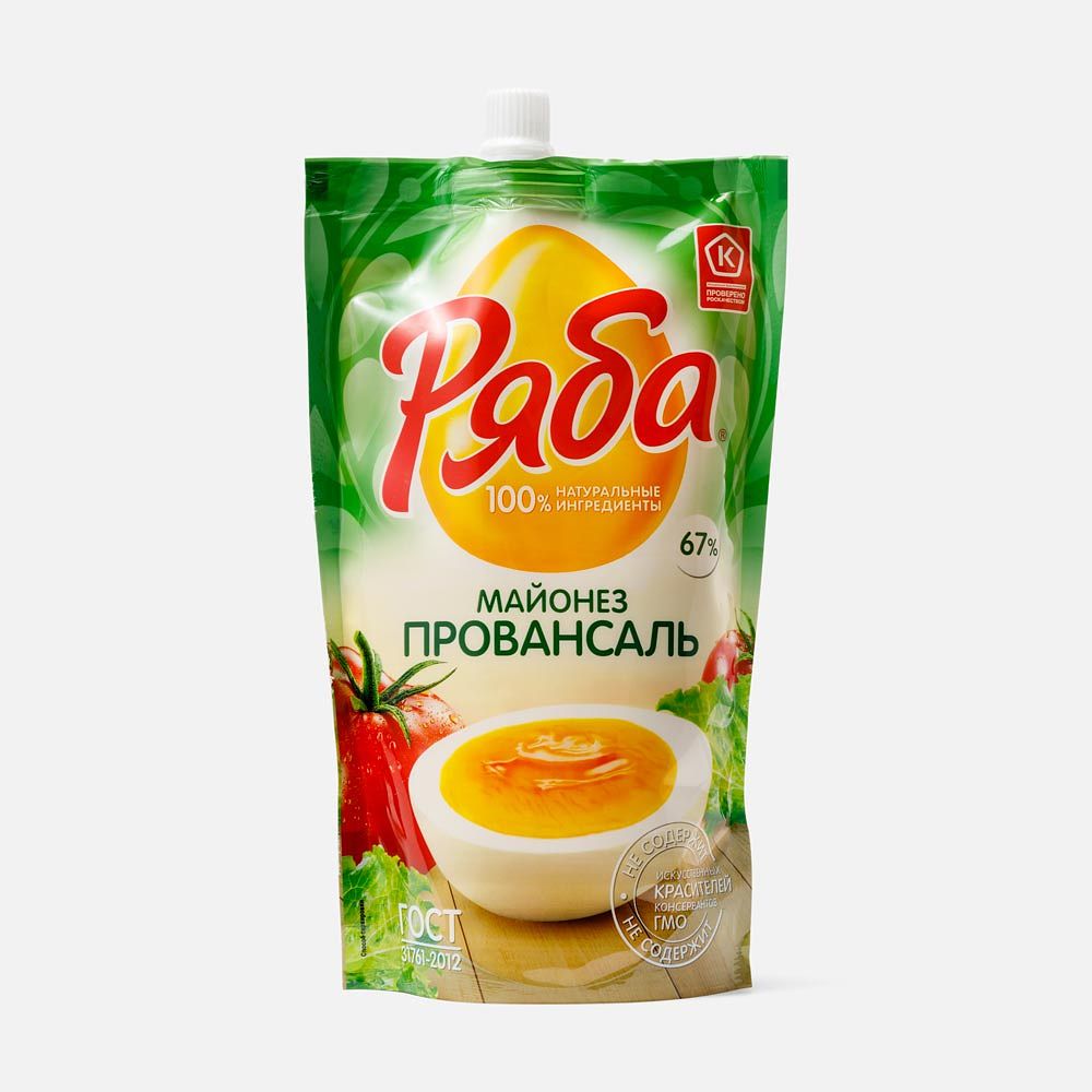 Изображение товара Майонез Ряба, Провансаль, 67%, 350 г