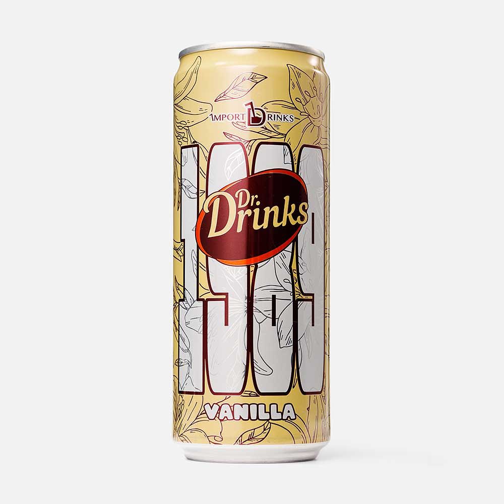 Изображение товара Напиток Dr. Drinks, ваниль, с газом, 0,33 л