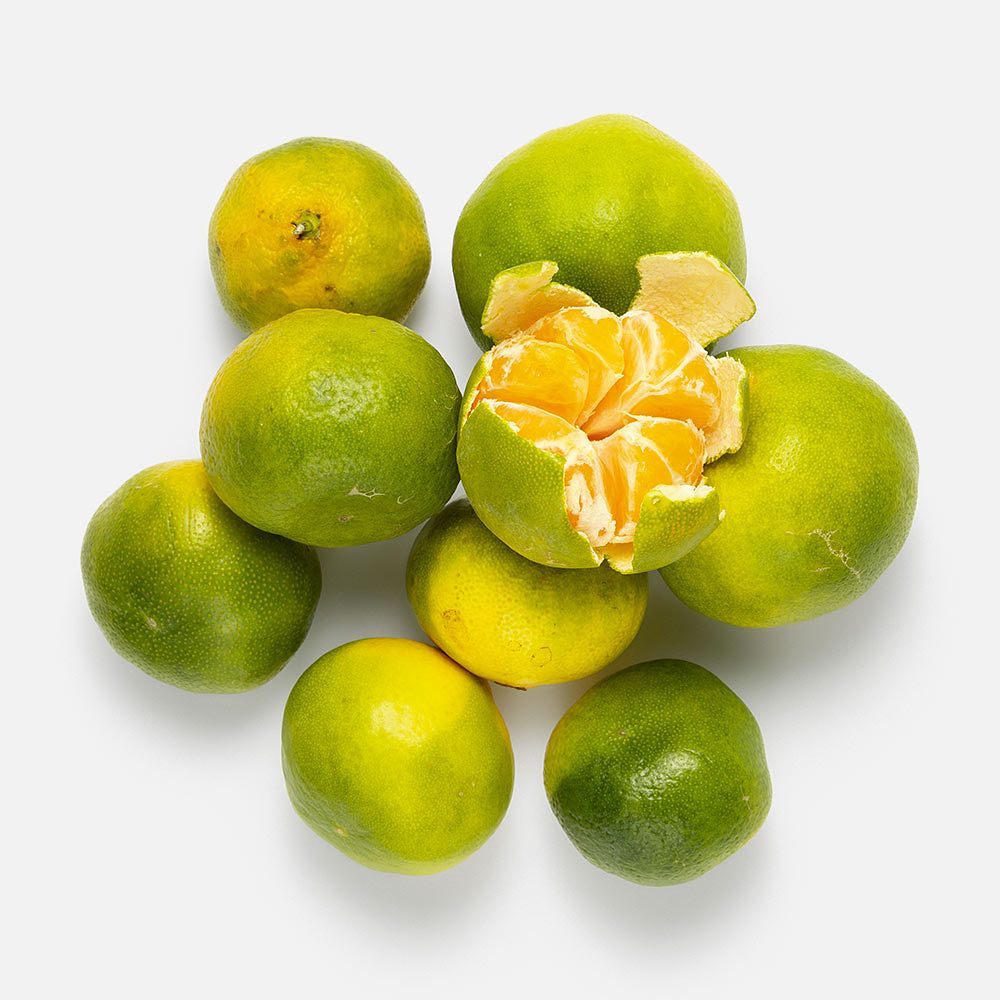 Изображение товара Зелёные мандарины 500 г - сочный и ароматный фрукт