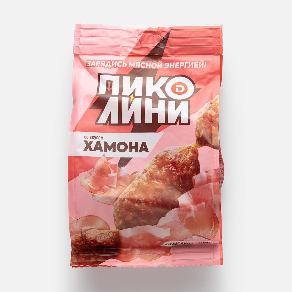 Изображение товара Сырокопчёные колбаски Дымов Пиколини, со вкусом хамона, 50 г