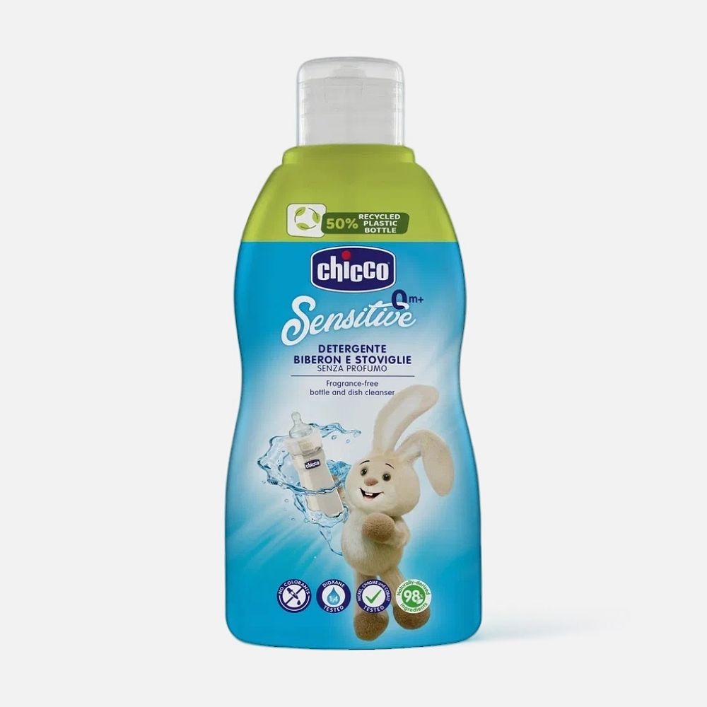 Изображение товара Средство для мытья детской посуды Chicco для пустышек и бутылочек