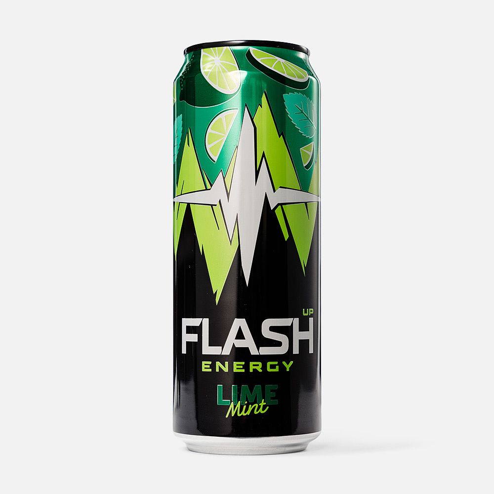Изображение товара Энергетик Flash Up Energy мятный лайм 0,45 л бодрящий напиток