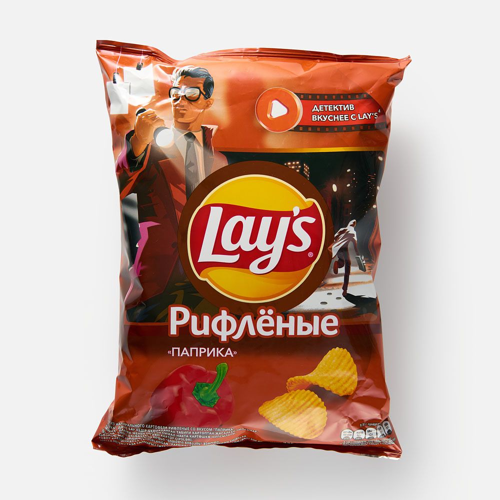 Изображение товара Чипсы Lay's, рифлёные, паприка, 225 г