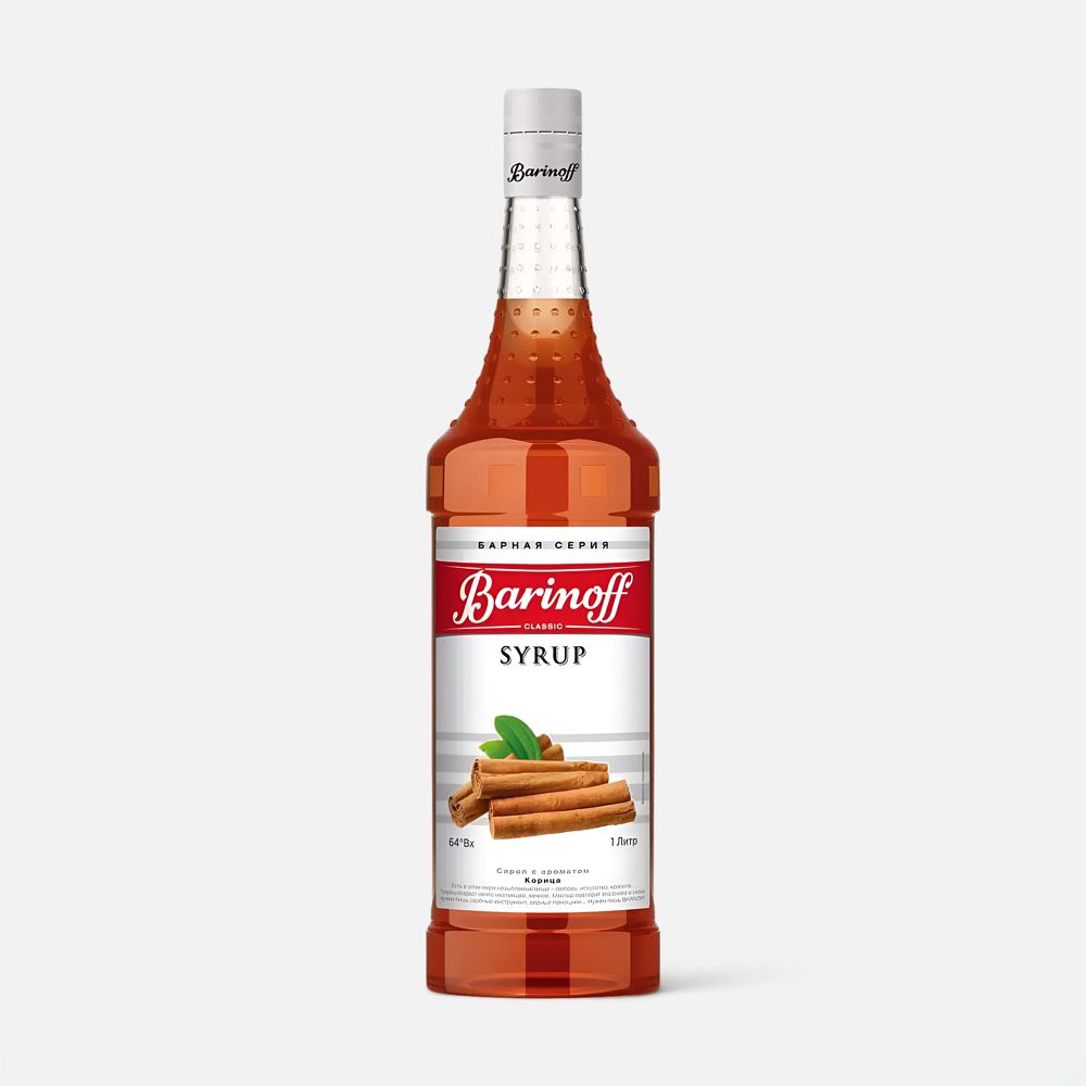 Изображение товара Сироп Barinoff Корица, для кофе, коктейлей, выпечки, 1 л