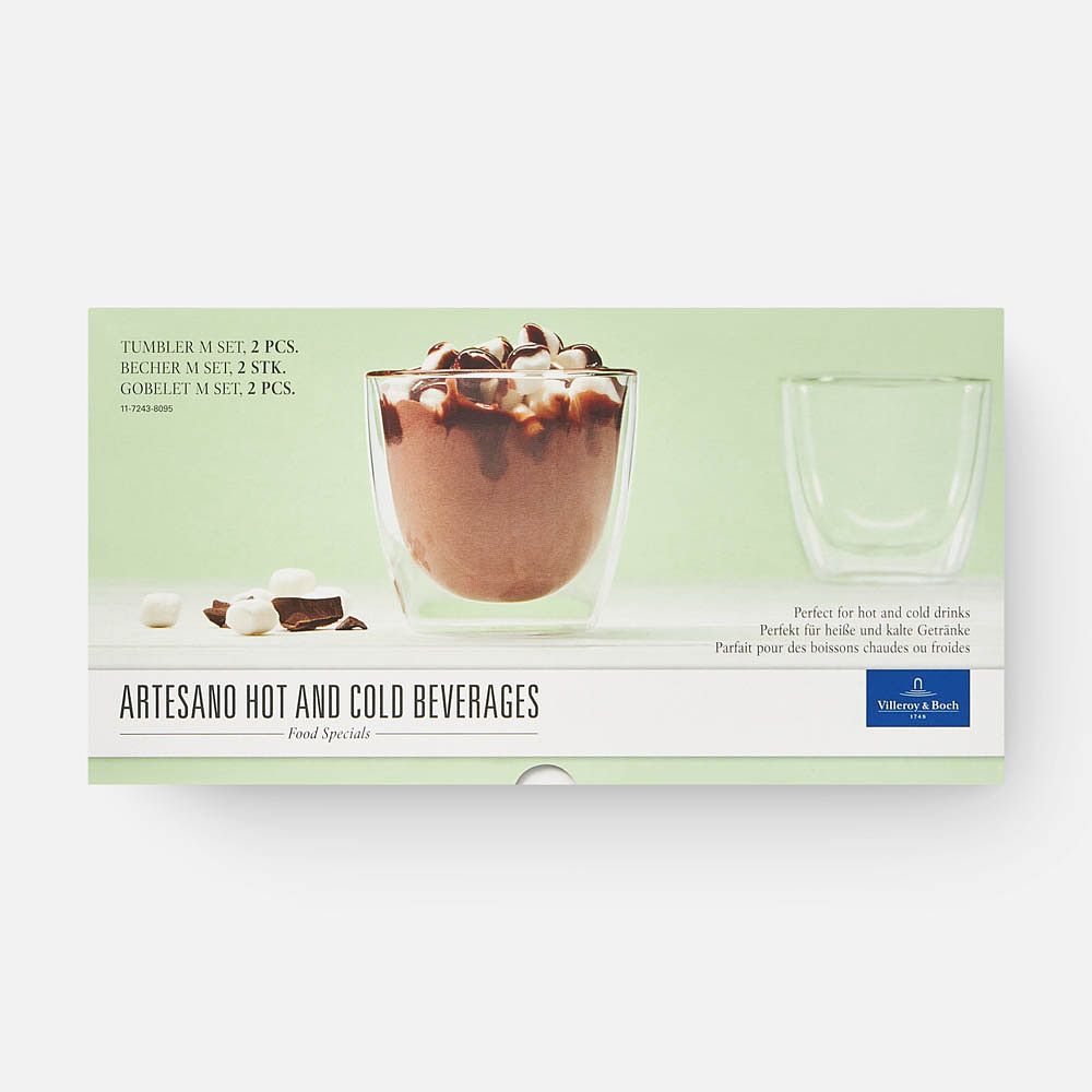 Изображение товара Набор стаканов Villeroy & Boch Artesano Hot Cold боросиликатное стекло 2 шт 220 мл