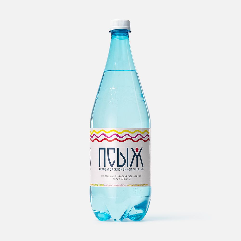 Изображение товара Лечебно-столовая вода Псыж, с газом, 1 л