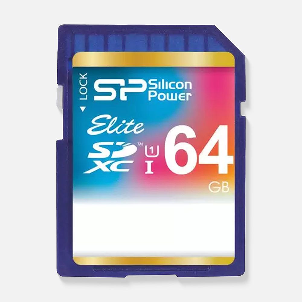 Изображение товара Карта памяти Silicon Power Elite, SDXC, 64Гб