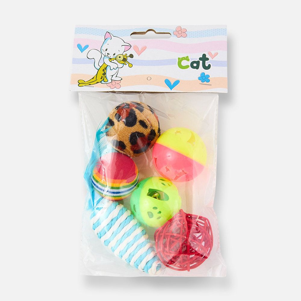 Изображение товара Игрушки для кошек, 6 шт.