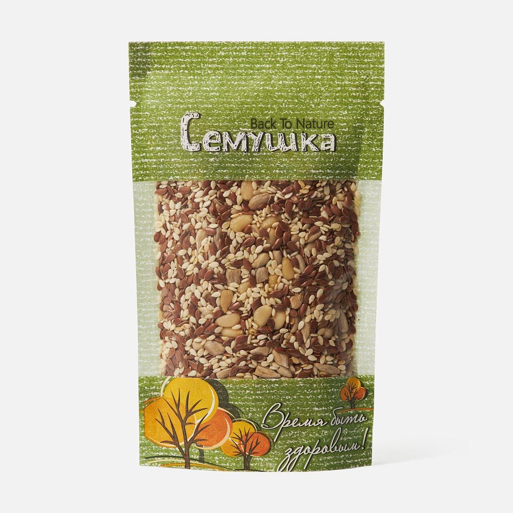 Изображение товара Смесь орехов и масличных культур Семушка, Льняно-ореховый баланс, 60 г