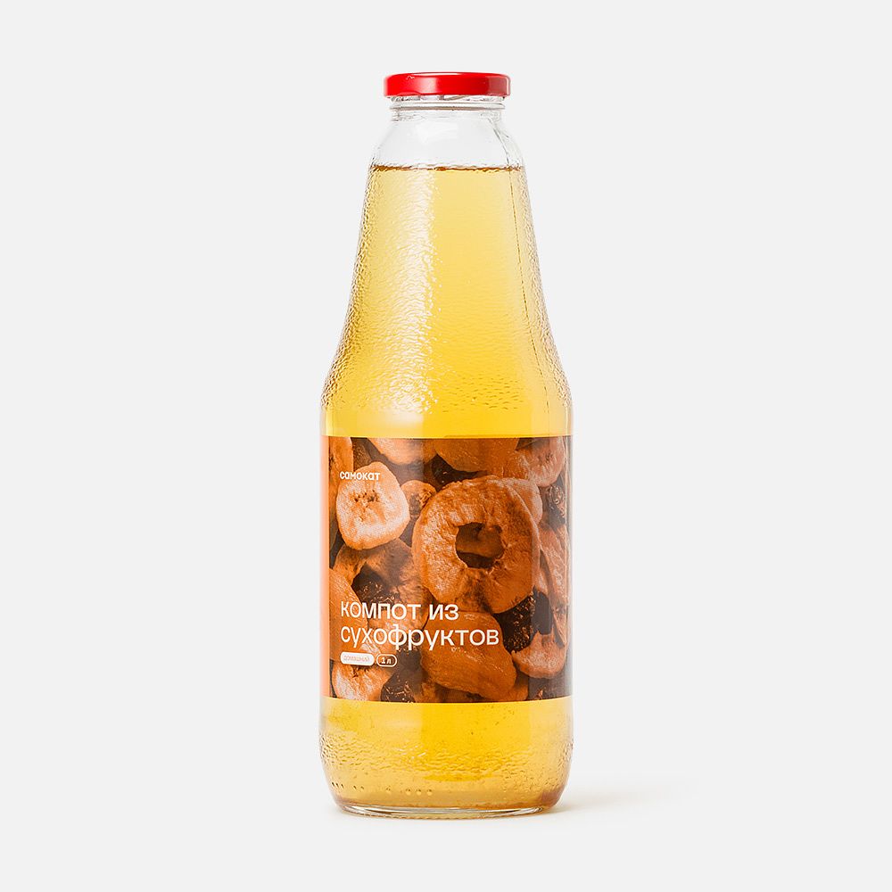 Изображение товара Компот Самокат, из сухофруктов, 1 л