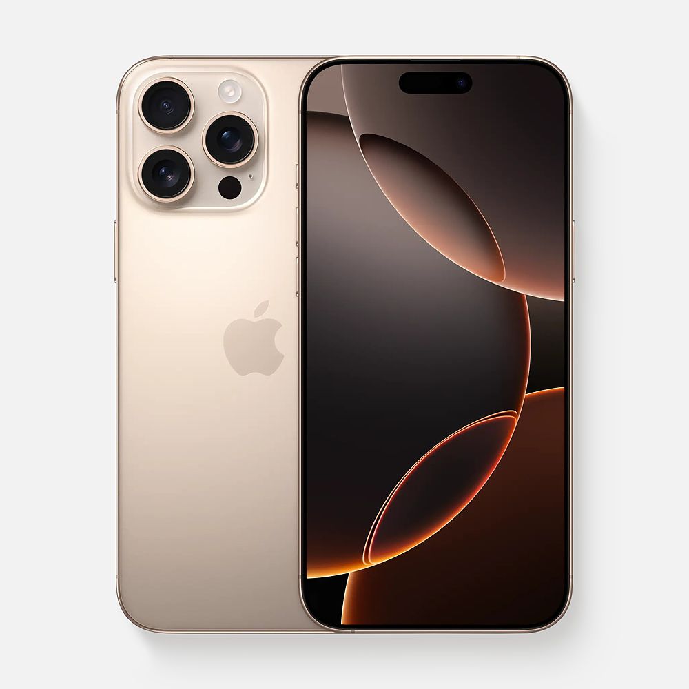 Изображение товара Смартфон Apple iPhone 16 Pro Max, 256 Gb, Desert Titanium, Sim+eSim, без RuStore