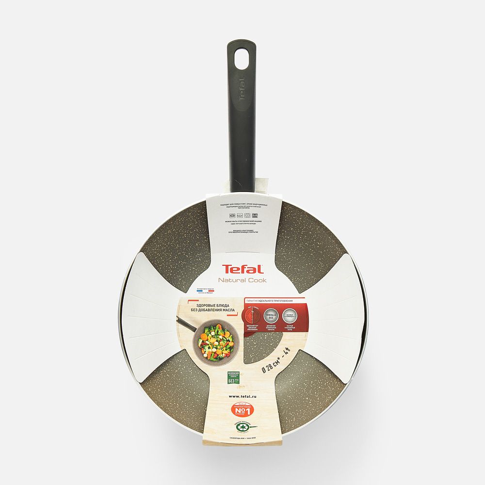 Изображение товара Сковорода-вок Tefal Natural Cook 28 см с антипригарным покрытием