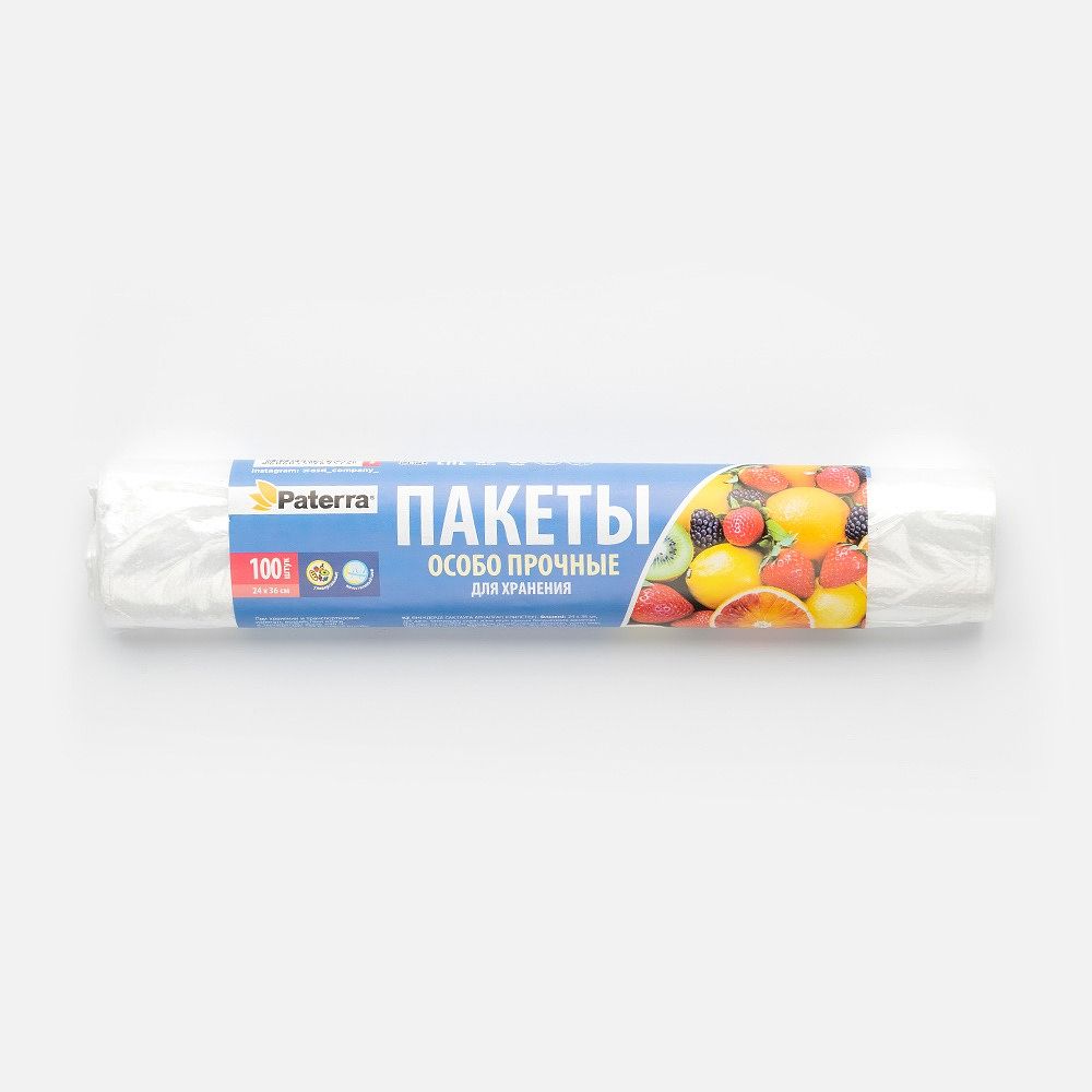 Изображение товара Пакет пищевой Paterra 109-007, 6х24 см, 100 шт.