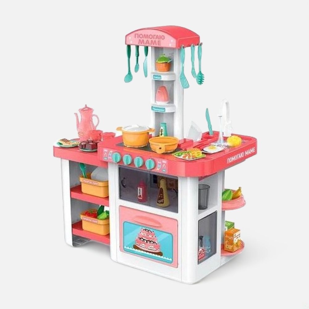 Изображение товара Игровой набор Abtoys Помогаю Маме Кухня, 49 предметов
