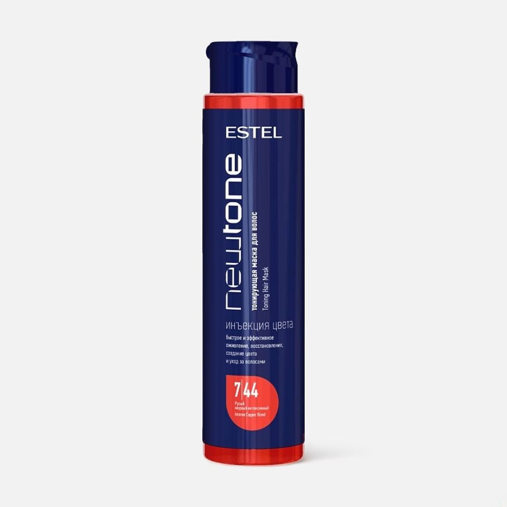 Изображение товара Маска для волос Estel Professional Newtone, 7/44, русый, медный, интенсивный, 400 мл