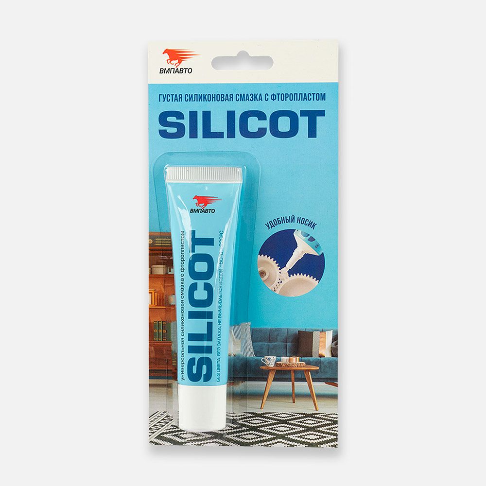 Изображение товара Универсальная силиконовая cмазка ВМПАВТО Silicot, c фторопластом, 30 г