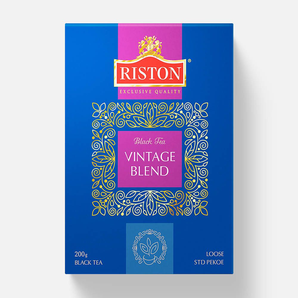 Изображение товара Чай чёрный Riston Vintage Blend листовой 200 г, 1 шт.